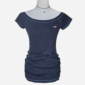 VTG 2000s Hollister Boat Neck Henley Top